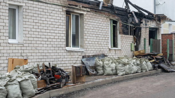 Professional Fire Damage Removal technician working in Tolleson, AZ